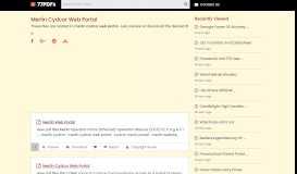 
							         [PDF] Merlin Cydcor Web Portal								  
							    