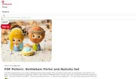 
							         PDF Pattern. Bethlehem Portal and Nativity Set | Etsy | Crafts-Other ...								  
							    