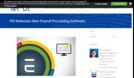 
							         PDI Releases New Payroll Processing Software | PDI								  
							    