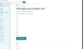 
							         Pdo Approved Vendor List | Petroleum Reservoir | Valve - Scribd								  
							    