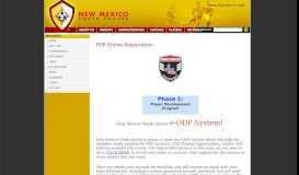 
							         PDP Online Registration - New Mexico Youth Soccer Association								  
							    