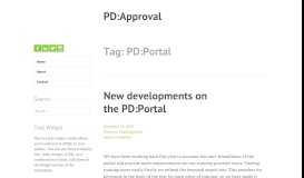 
							         PD:Portal – PD:Approval								  
							    