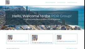 
							         PDR GROUP								  
							    