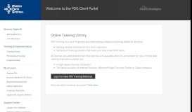 
							         PDS Client Portal - Training Library | ACS Technologies								  
							    