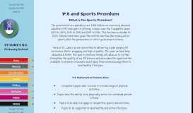 
							         P.E. & Sports Premium - St Luke's RC Primary School								  
							    