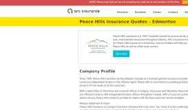 
							         Peace Hills Insurance Quote | ARC Insurance Brokers | Edmonton AB								  
							    