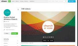 
							         Peace Portal Alliance Church on Vimeo								  
							    