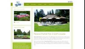 
							         Peace Portal Golf Par 3 Surrey BC								  
							    
