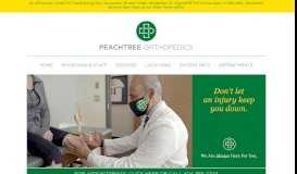 
							         Peachtree Orthopedics | Atlanta Orthopedics | 404-355-0743								  
							    