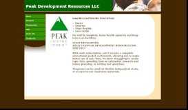 
							         Peak Development Resources, LLC								  
							    