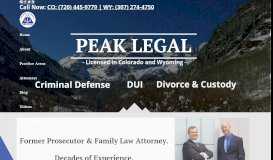 
							         Peak Legal Services								  
							    