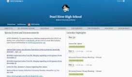 
							         Pearl River High School: Home Page								  
							    
