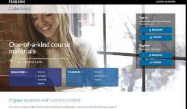 
							         Pearson Collections: Custom Content Library - Higher Education								  
							    