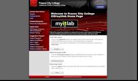 
							         Pearson Custom Publishing | MyitLab Portal for Fresno City College								  
							    