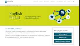 
							         Pearson English Portal								  
							    