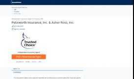 
							         Pebsworth Insurance, Inc. & Asher Ross, Inc., Portales, NM ...								  
							    