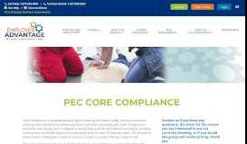 
							         PEC Core Compliance - Employer Advantage								  
							    