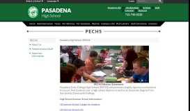 
							         PECHS - Pasadena High School								  
							    