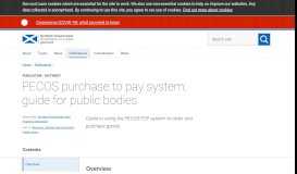 
							         PECOS purchase to pay system: guide for public bodies - gov ...								  
							    