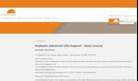 
							         Pediatric Advanced Life Support - Renewal Course - United Regional ...								  
							    