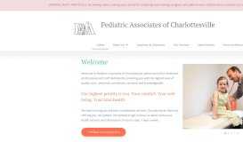 
							         Pediatric Associates of Charlottesville: Home								  
							    