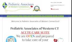 
							         Pediatric Associates of Western Connecticut, LLC								  
							    