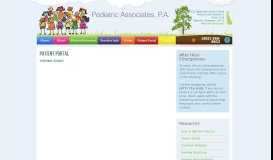 
							         Pediatric Associates, P.A. » Patient Portal								  
							    