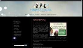 
							         Pediatric AssociatesPatient Portal - Pediatric Associates								  
							    