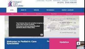 
							         Pediatric Care Specialists: Pediatricians in Johnstown								  
							    