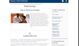 
							         Pediatric Endocrinology (Hormones & Growth) | Nemours Children's ...								  
							    