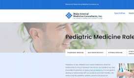 
							         Pediatric Medicine - Pediatrics - Wake Internal Medicine								  
							    