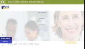 
							         Pediatric Neurology | Beebe Medical Group								  
							    