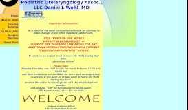 
							         Pediatric Otolaryngology Associates, LLC Daniel L Wohl, MD								  
							    