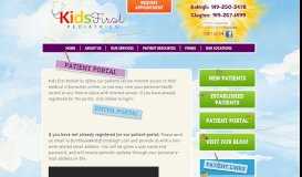 
							         Pediatric Patient Portal- Kids First Raleigh - Kids First Pediatrics								  
							    