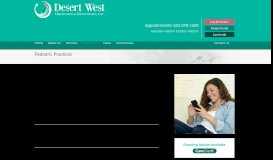 
							         Pediatric Practices - Desert West OBGYN								  
							    
