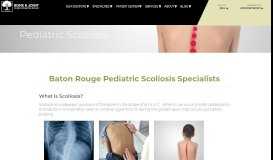 
							         Pediatric Scoliosis Baton Rouge | Pediatric Scoliosis Doctor Baton ...								  
							    