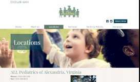 
							         Pediatric Services in Alexanria VA - ALL Pediatrics								  
							    
