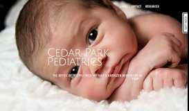 
							         Pediatrician Austin TX | Austin Pediatrician | Cedar Park Pediatrics ...								  
							    