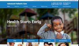
							         Pediatrician Bolingbrook, IL - Advanced Pediatric Care - Pediatrics for ...								  
							    