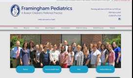 
							         Pediatrician Framingham, MA - Framingham Pediatrics - Pediatrics for ...								  
							    