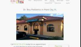 
							         Pediatrician in Plant City, FL - Dr. Bou Pediatrics								  
							    