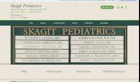 
							         Pediatrician Mount Vernon, WA - Skagit Pediatrics - Pediatrics for ...								  
							    