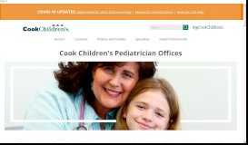 
							         Pediatrician Offices | Cook Children's								  
							    