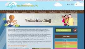 
							         Pediatrician Staff - Bay City, MI - Bay Pediatric Clinic, PC								  
							    