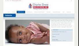 
							         Pediatrics | Charles Drew Health Center								  
							    