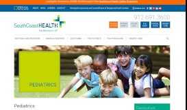 
							         Pediatrics | SouthCoast Health								  
							    