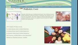 
							         Pediatrics - Sumter Family Health Center								  
							    
