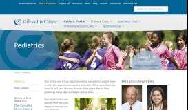 
							         Pediatrics - The Corvallis Clinic								  
							    