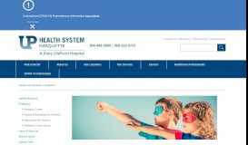 
							         Pediatrics - UP Health System - Marquette								  
							    