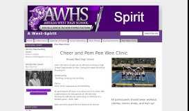 
							         Pee Wee Clinic - A West-Spirit - Google Sites								  
							    